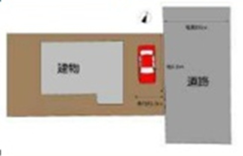 中古戸建　滑川町月の輪3-8-23（リフォーム住宅）の区画図
