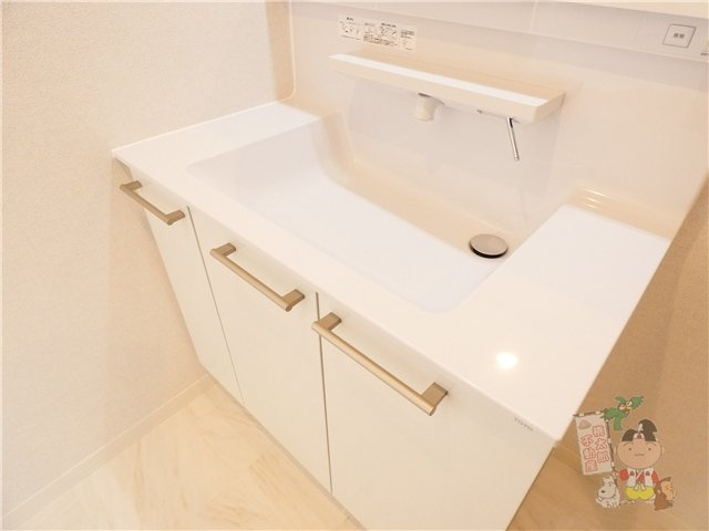 ベレオガーデンズ北方Ⅱの洗面所