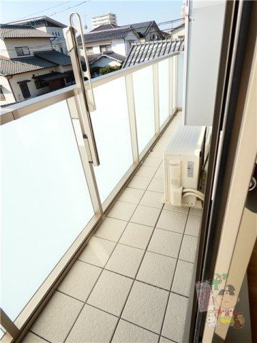 ベレオガーデンズ北方Ⅱのバルコニー