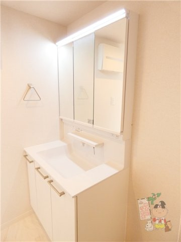 ベレオガーデンズ北方Ⅱの洗面所