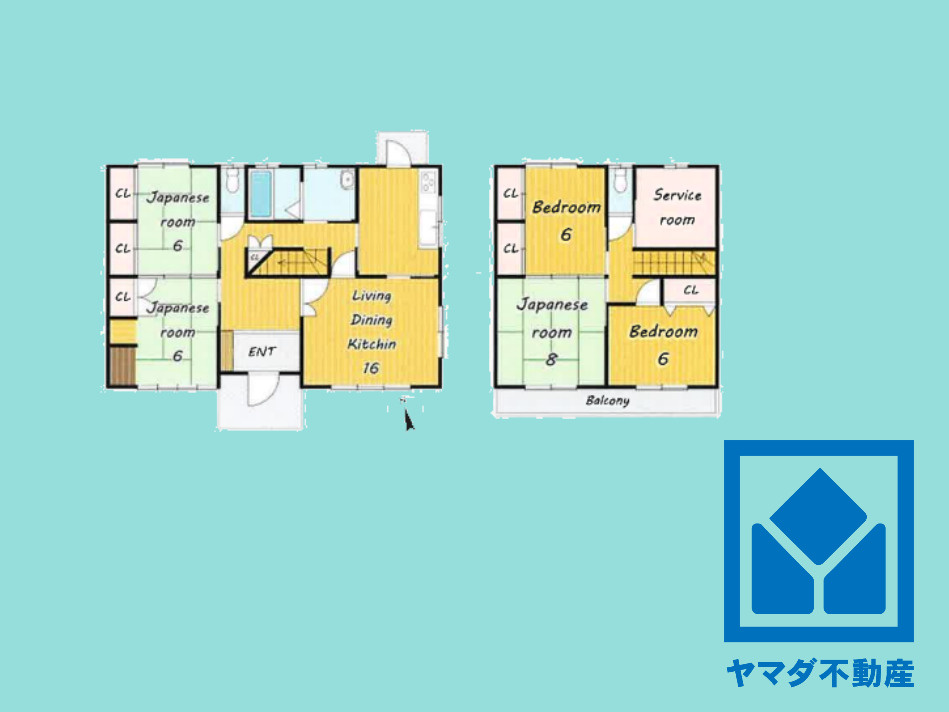 宇治市宇治米阪の間取り