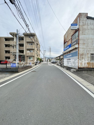 【前面道路含む現地写真】 | 静岡市清水区吉川 24期 新築一戸建て | 前面道路含む現地写真です