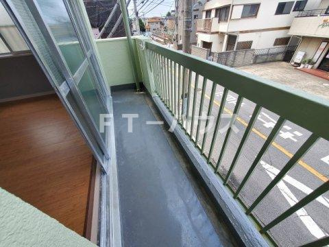 ヒカリマンションのバルコニー