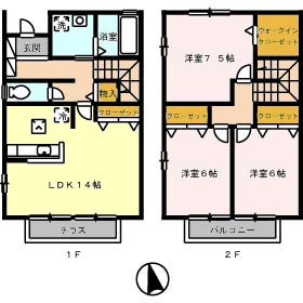 ハートポジションⅡの間取り
