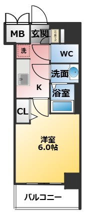 プレサンス名古屋ルーカスの間取り