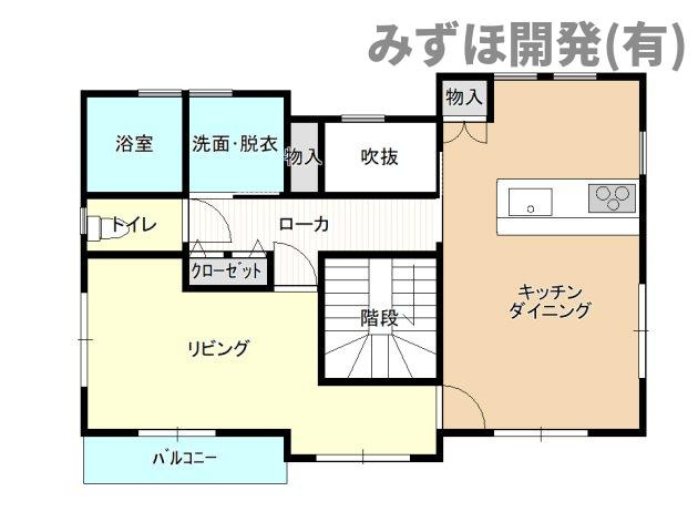 東根市大字蟹沢2110-410の間取り