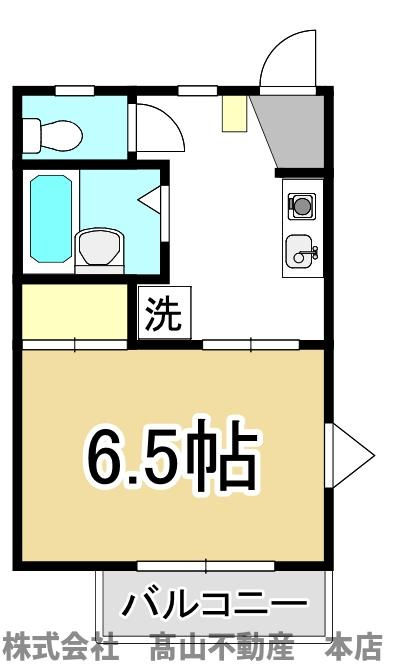 宗像市三郎丸１丁目のアパートの間取り