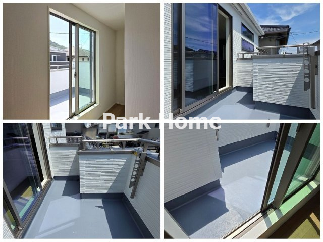 高知市介良 2期2棟2　新築戸建てのバルコニー