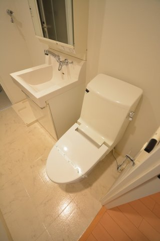 大阪市西区土佐堀３丁目の賃貸マンションのトイレ