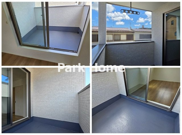 高知市桟橋通3丁目　③　新築戸建てのバルコニー|２F：7.5洋室+WIC