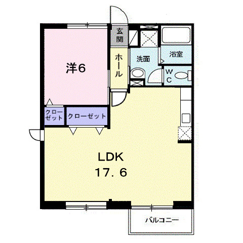 アルファ　ワンの間取り