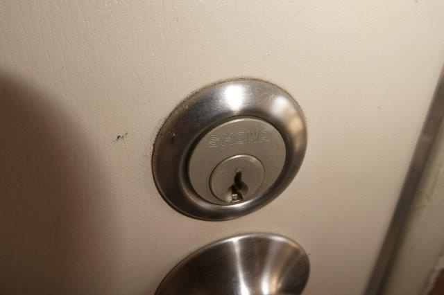 コーポサンライトⅠのセキュリティ|玄関キー