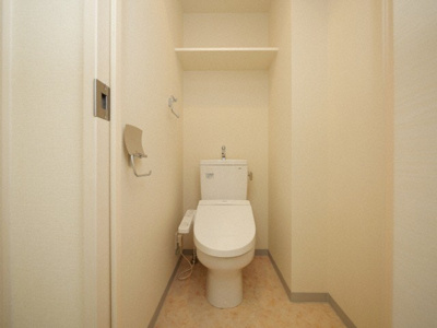 【トイレ】 | スプランディッド淀屋橋DUE | 落ち着いた色調のトイレです