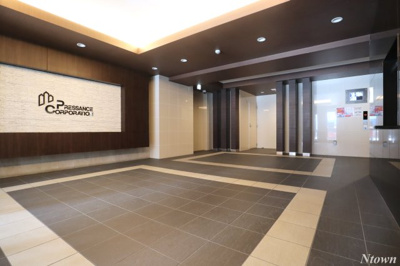 【ロビー】 | プレサンス栄ライズ | 毎日通るロビーはこのようになっています