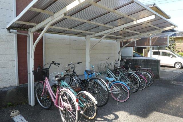 コーポサンライトⅡのその他共用部分|自転車置き場