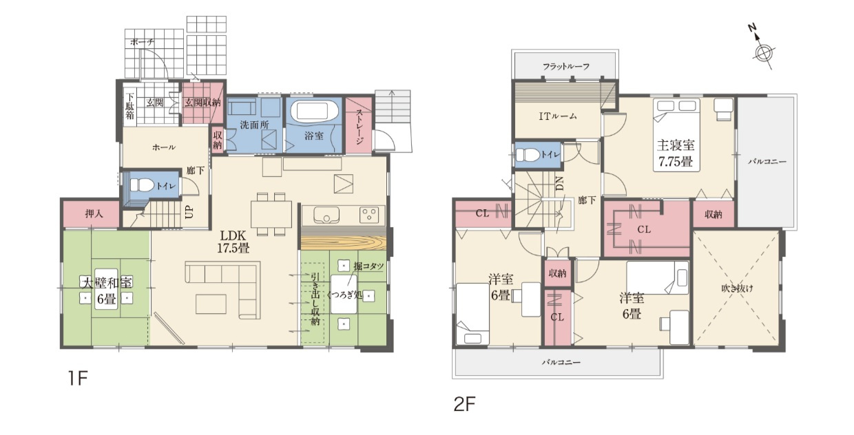 山西町53－18　戸建の間取り