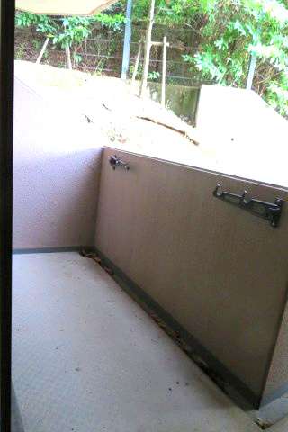 アドリーム石切山手のバルコニー