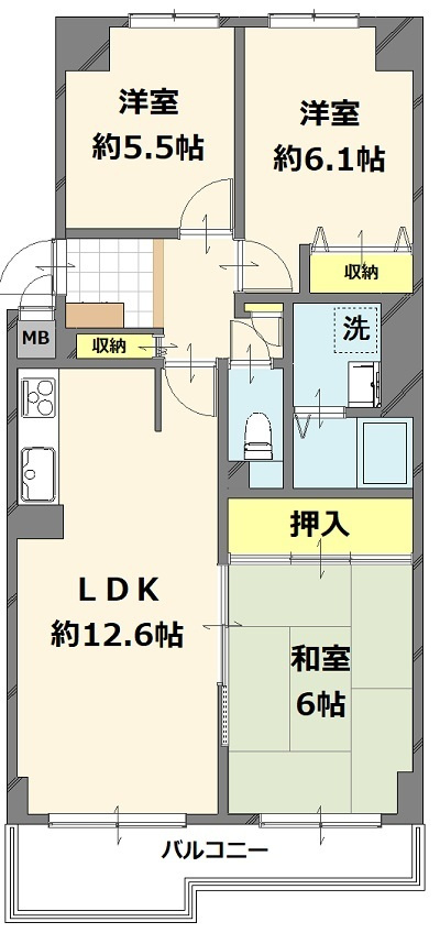 フォルム石切さくら坂の間取り
