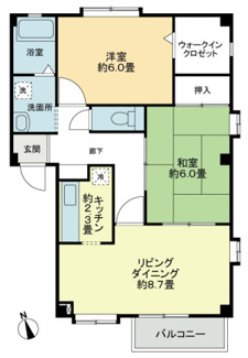【間取り】 | フォブール西須賀
