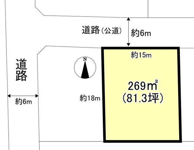 【土地図】 | 黒石市大字牡丹平　土地