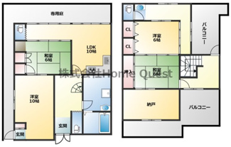 【間取り】 | 南本町2丁目戸建
