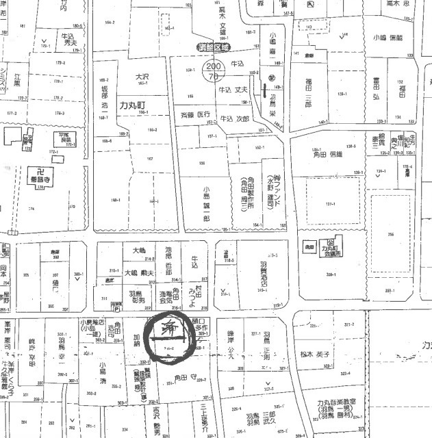 【土地】前橋市力丸町　約９９坪の地図
