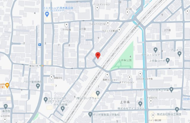 フィデール春日の地図