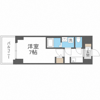 【間取り】 | S-RESIDENCE福島Alovita