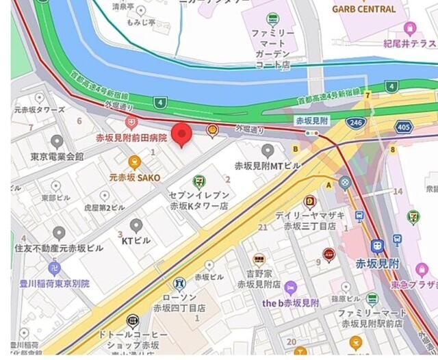 メゼリテ表参道の地図| 