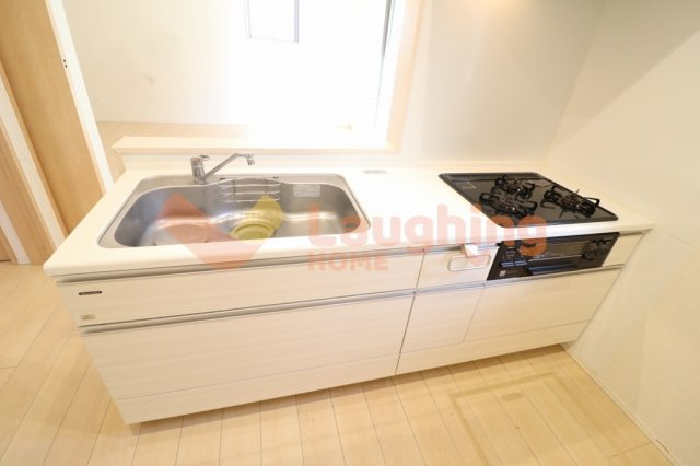 久留米市東合川町の一戸建てのキッチン|お料理しやすいキッチンです