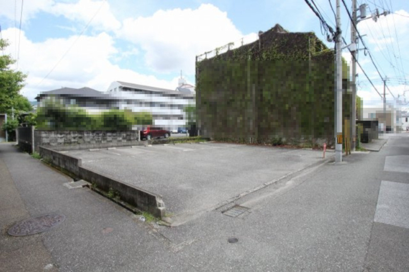 新屋敷　建築条件なし　売土地の外観