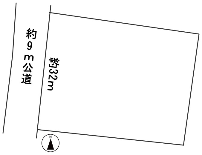 ６５０２２　瑞穂市森土地の区画図