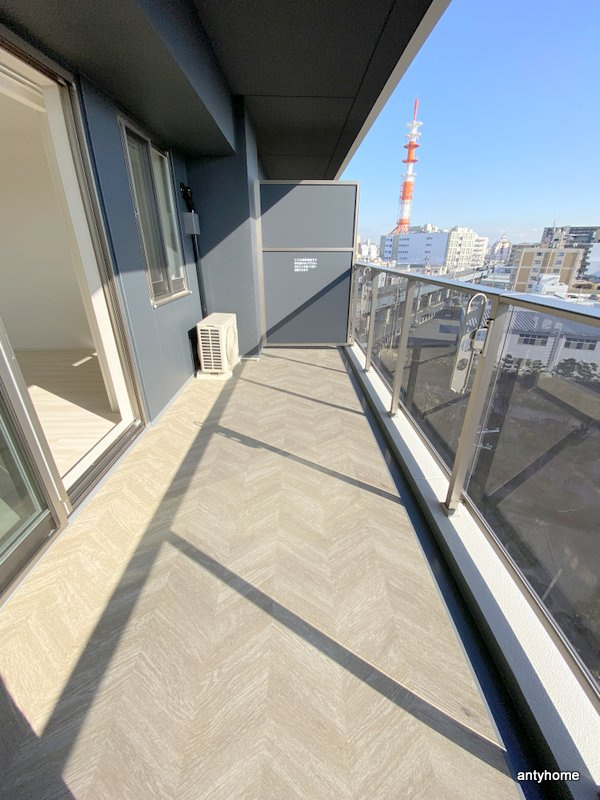 アーバンパーク淡路　仲介手数料無料のバルコニー