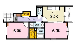 エテルノ　デーア　Aの間取り