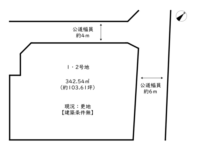 【土地図】 | たつの市龍野町片山／2区画