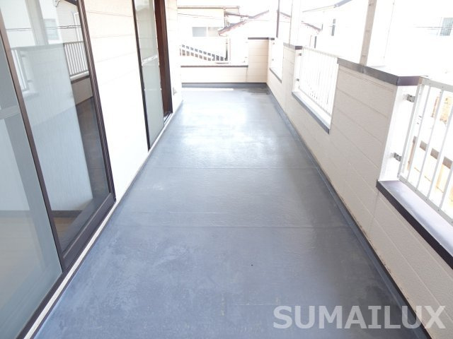 熊本市東区桜木５丁目の一戸建てのバルコニー