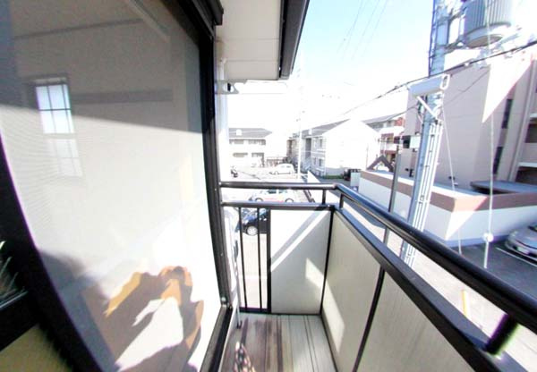 ピアチェーレのバルコニー|陽当たり良好なバルコニーです