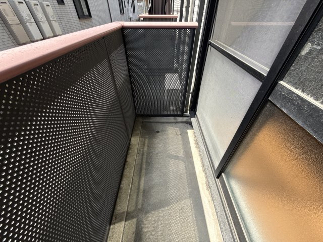 オークタウン書写 Ｄ棟のバルコニー