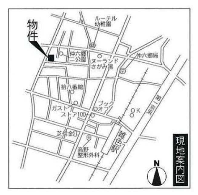 リバーレ蒲田仲六郷の地図|地図