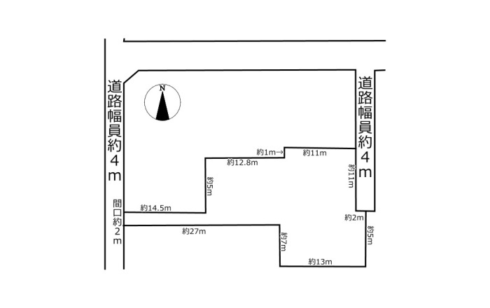 土地　薬師町の土地図