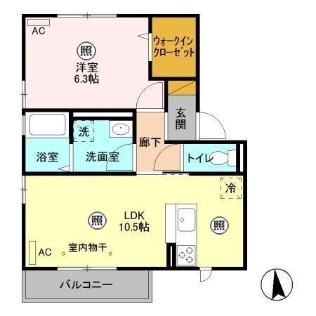 グリーンハイツの間取り