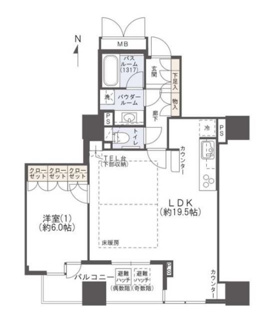 【間取り】 | 淀屋橋アップルタワーレジデンス
