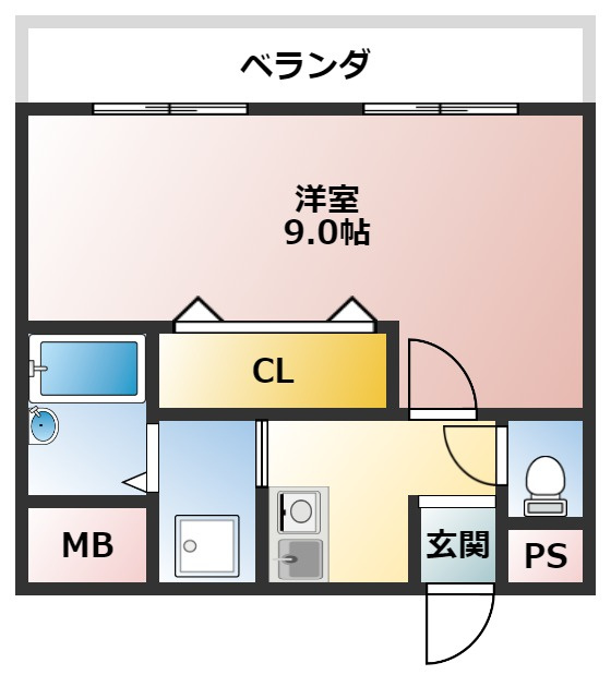 サンコークレアールの間取り|イメージになります。