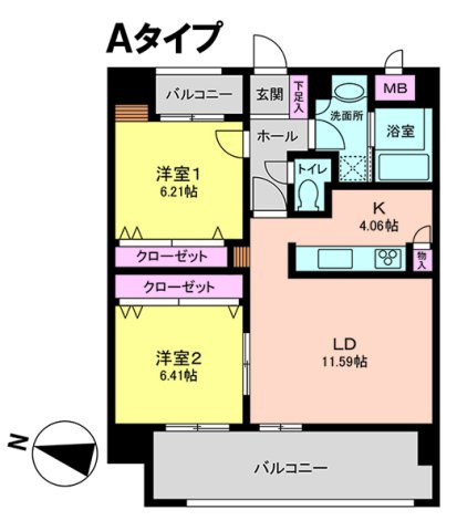 【間取り】 | パークプレイス大手門　★プライスホームなら仲介手数料が割引価格です★
