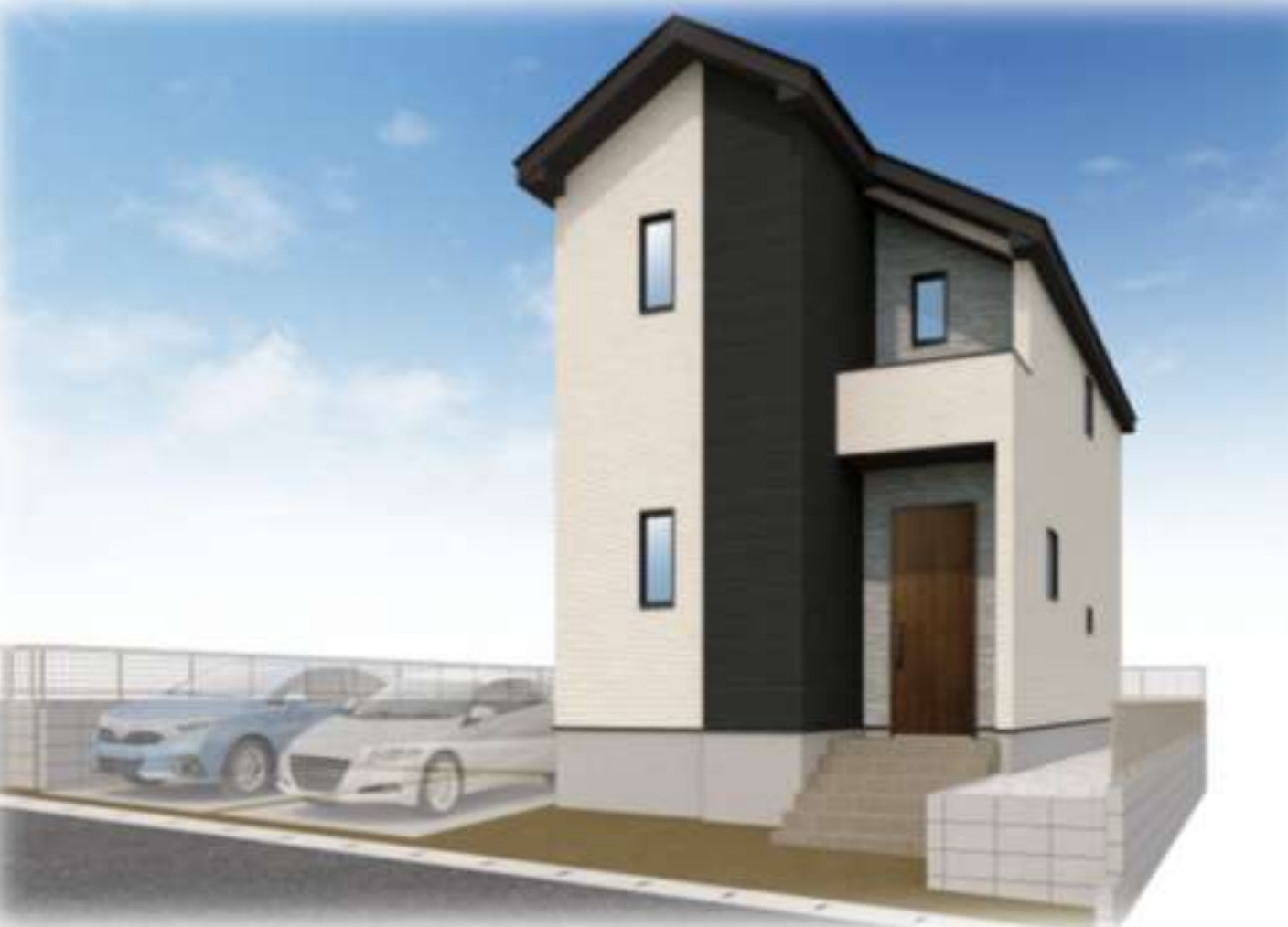 横浜市栄区野七里1丁目 新築戸建て【仲介手数料無料】カースペース2台