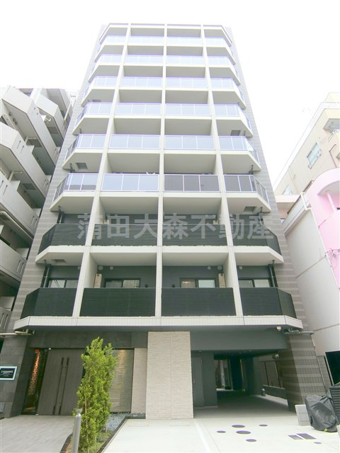 K-residence蒲田の外観|2020年2月築　RC鉄筋コンクリート造地上10階建て総戸数42戸インターネット無料
東京都大田区西蒲田7丁目　京浜東北線蒲田駅、東急池上線蓮沼駅