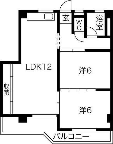 ラヴィエール笠松の間取り