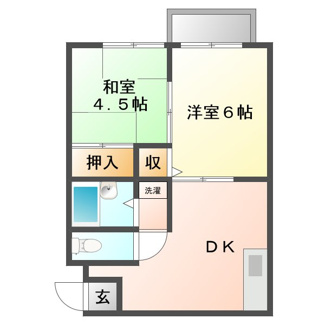 【間取り】 | ベルシャイン柏原