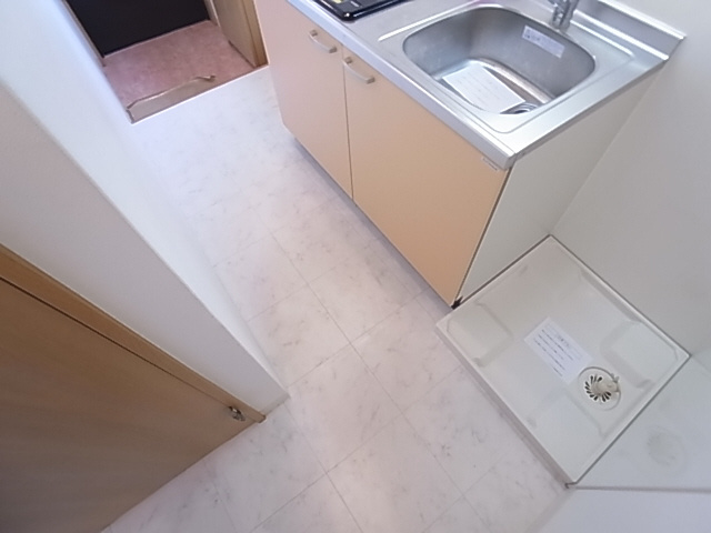神戸市須磨区松風町５丁目の賃貸マンションの洗面所|室内洗濯機置場