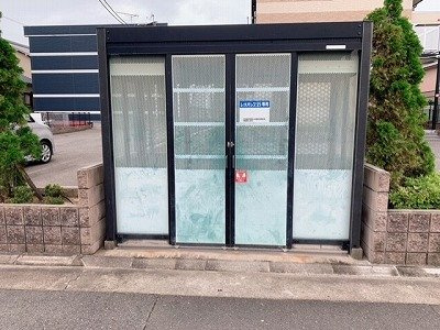 レオパレスセリバテール仁川のその他共用部分|ゴミ置場